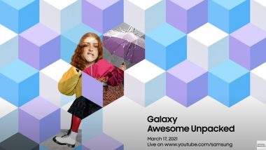 Samsung Galaxy Awesome Unpacked 2021: Galaxy A52 & Galaxy A72 Smartphones Expected To Be Launched on March 17, 2021