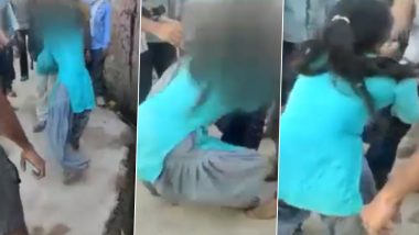 Rajasthan Couple Targetted by Goons in Bharatpur, Girl Thrashed And Abused; Video Goes Viral