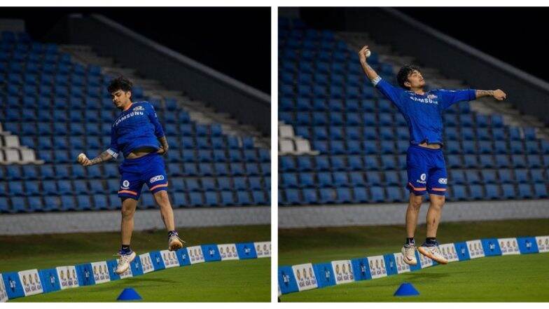 Ishan Kishan Takes a Stunning One-Handed Catch During Mumbai Indians Practice Session Ahead of IPL 2021