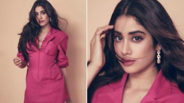 Janhvi Kapoor's Painting a Pretty Picture With Her Pink Corset Dress by Polite Society!