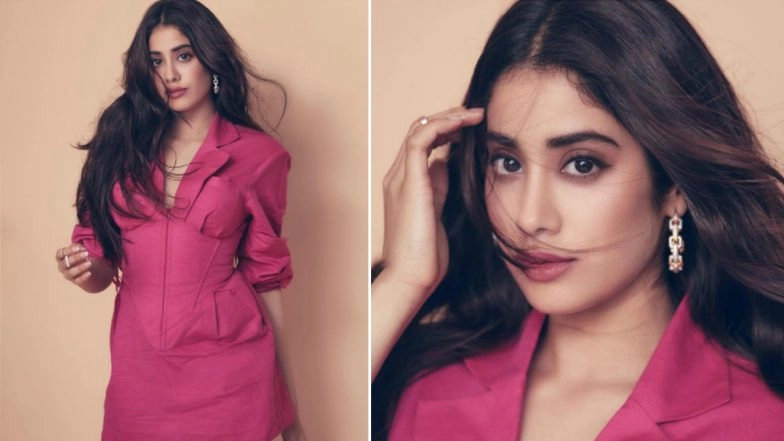 Janhvi Kapoor's Painting a Pretty Picture With Her Pink Corset Dress by Polite Society!