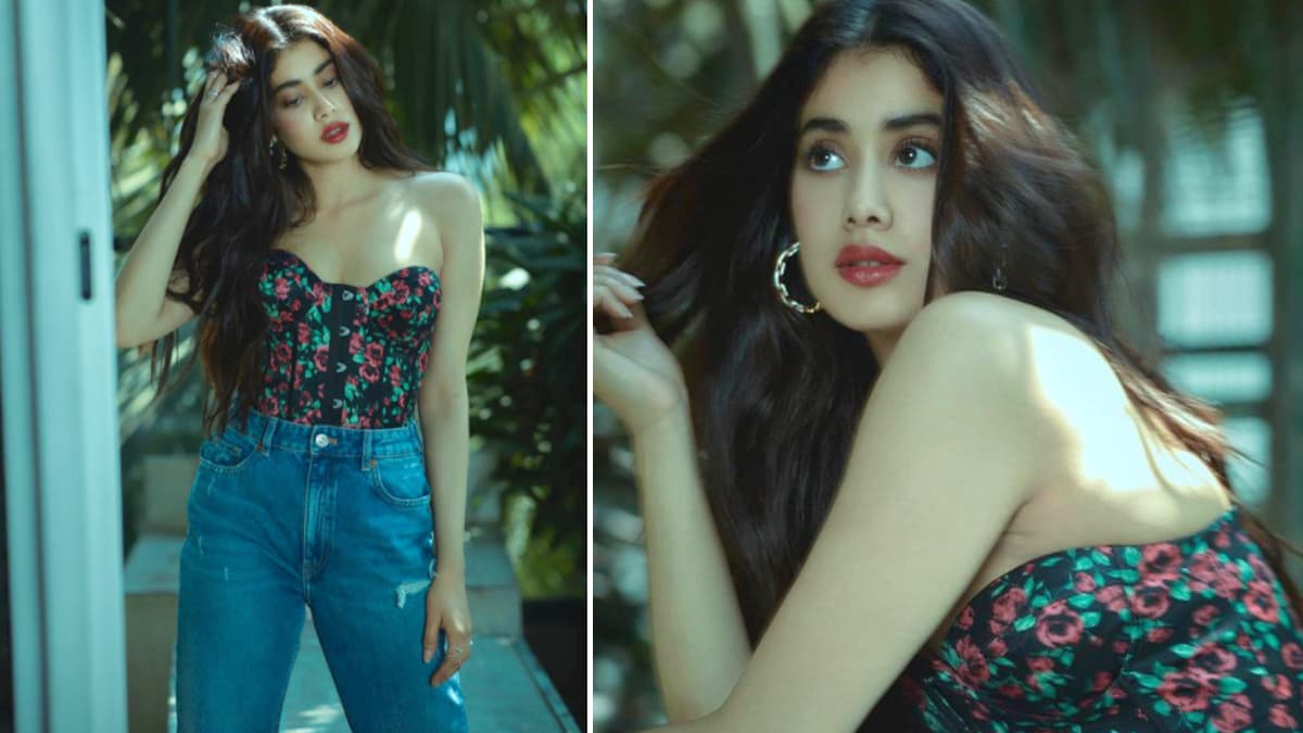 Janhvi Kapoor's White Corset Top Makes Her Sporty Style Better