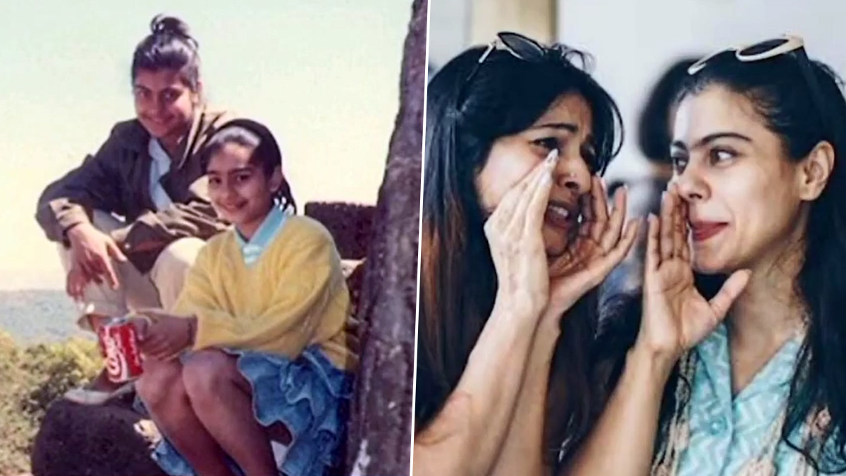 Kajol Relives Childhood Memories on Sister Tanishaa Mukerji's Birthday |  LatestLY