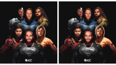 ICC Brings Out Their Version of Snyder Cut Justice League, Kane Williamson, Virat Kohli, Babar Azam & Others Make it to Poster (See Pic)