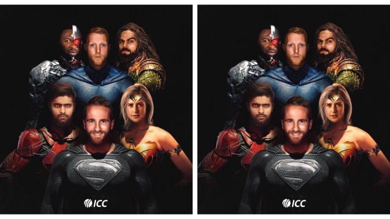 ICC Brings Out Their Version of Snyder Cut Justice League, Kane Williamson, Virat Kohli, Babar Azam & Others Make it to Poster (See Pic)