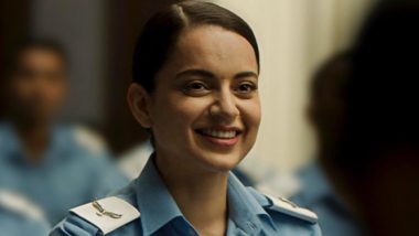 Tejas: Kangana Ranaut's IAF Pilot Look Wearing the Indian Air Force Uniform Unveiled on Her Birthday