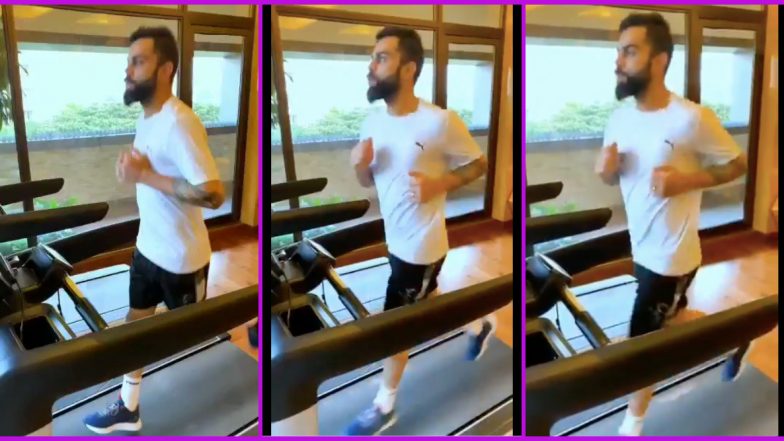 Virat Kohli Begins Preparation for IPL 2021 After India vs England ODI Series (Watch Video)