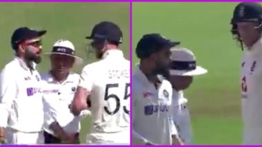 Virat Kohli Argues With Ben Stokes, Indian Captain Takes Stand for Mohammed Siraj After England All-Rounder’s Heated Conversation With the Pacer (Watch Video)