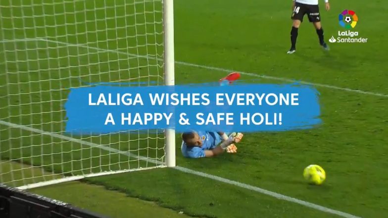 Holi 2021 Wishes: La Liga Greets Fans on the Occasion of Festival of Colours (Watch Video)