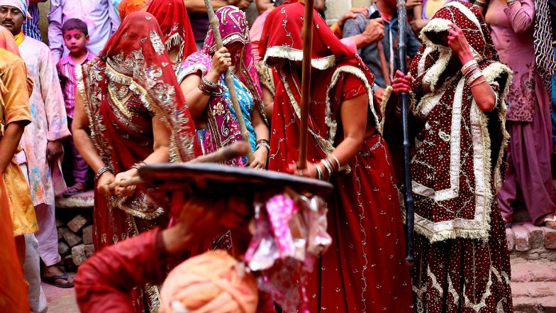 Braj Ki Holi 2021 Dates and Calendar: Barsana, Lathmar, Dhulandi and Others, Know Full Schedule of Holi Celebrations at Mathura and Vrindavan