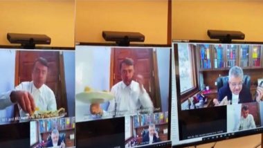 Video of Patna Lawyer Eating Lunch During Virtual Court Session Goes Viral! Watch