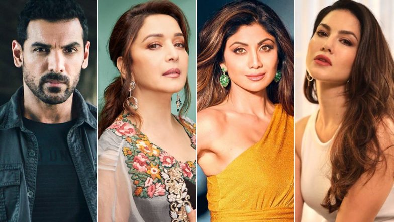 Www Xxx Com Madhuri Dixit Ki Chut - John Abraham, Madhuri Dixit, Shilpa Shetty and Sunny Leone Join PETA's 20th  Anniversary Celebration | ðŸŽ¥ LatestLY