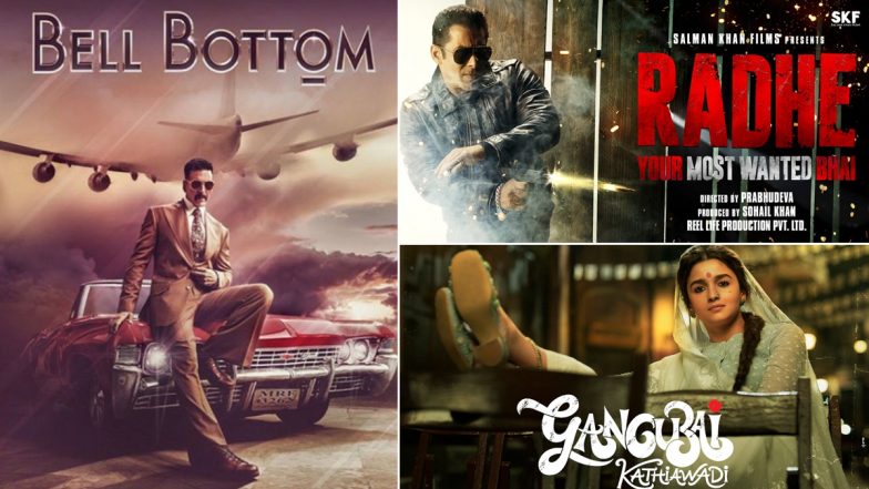 Big Bollywood Releases of 2021: Salman Khan’s Radhe, Akshay Kumar’s Bell Bottom to Alia Bhatt’s Gangubai Kathiawadi, Superstars’ Upcoming Movies That Promises Entertainment