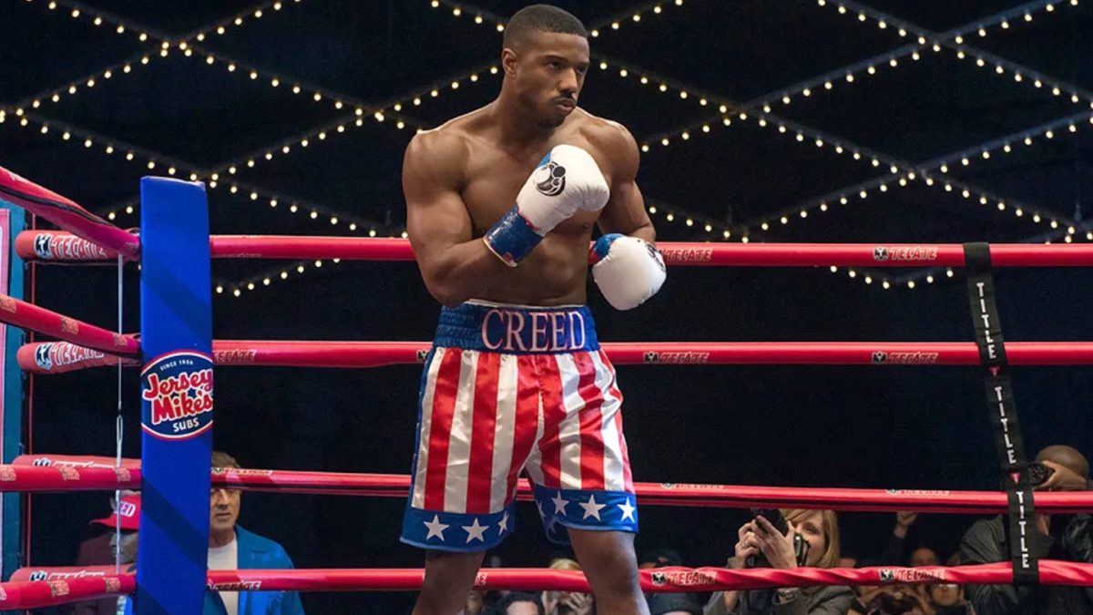 Michael B. Jordan Suits Up in Shiny Shoes at 'Creed III' Premiere –  Footwear News