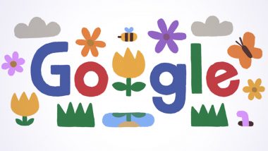 Nowruz 2021 Google Doodle: Search Engine Giant Honours Persian New Year With Animated Butterflies, Flowers and Bees on the First Day of Spring (See Pic)