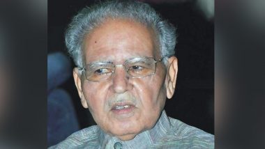 Anshuman Singh Dies at 86, Ex-Rajasthan Governor Was Admitted to Hospital Due to Coronavirus-Related Complications