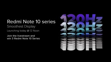 Redmi Note 10 Series Launching Today in India, Watch LIVE Streaming Here