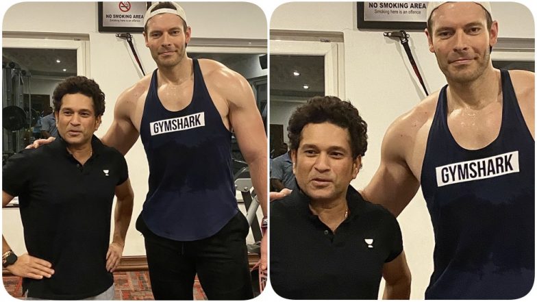 Sachin Tendulkar Hits the Gym With Chris Tremlett, English Cricketer Shares Photos on Social Media