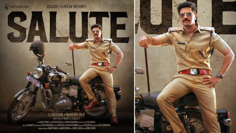 Salute First Poster: Dulquer Salmaan 'Embarrassingly' Shares His Cop Look From The Movie (View Pic)