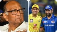 IPL 2021 Venues: BCCI Officials Reportedly Meet Sharad Pawar After NCP Leader Offers Full Support From Maharashtra Government For Hosting The Tournament