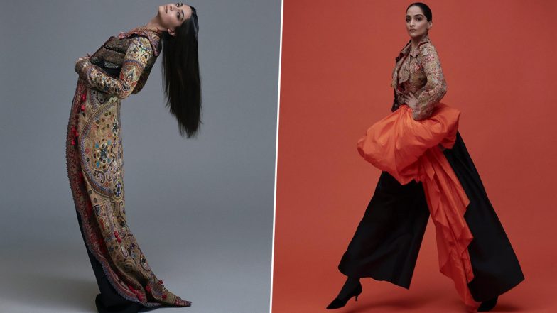 Sonam Kapoor Decks Up in Anamika Khanna Couture and It's a Union You Should Celebrate (View Pics)