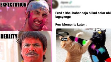 Happy Holi 2021 Funny Memes and Jokes: Hilarious Posts to Celebrate the  Festival of Colours Because 'Bura Na Mano Holi Hai'! | 👍 LatestLY