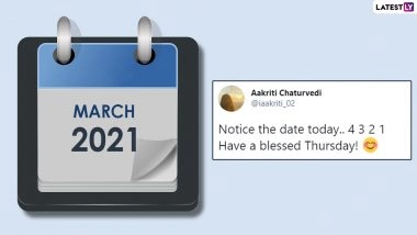 Today's Date Reads 4 3 2 1! The 'Once in a Lifetime' Phenomenon Has Netizens Sharing Positives Messages and Funny Memes