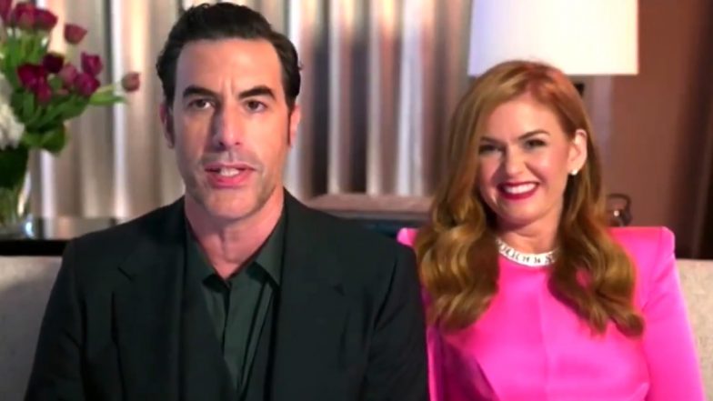 Golden Globes 2021: Sacha Baron Cohen Takes Dig at Donald Trump During His Acceptance Speech (Watch Video)