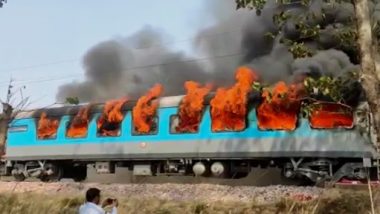 Massive Fire Breaks Out C4 Compartment of Delhi-Dehradun Shatabdi Express Near Kansro, All Passengers Safely Evacuated