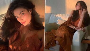 Athiya Shetty's Rust Coloured Maxi Dress is For Those Who Love Lounging and Lazing Around (View Pics)