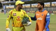 IPL 2021: It&rsquo;s MS Dhoni vs Rishabh Pant, Wicketkeeper Captains Clash As Chennai Super Kings Face Delhi Capitals in Match 2