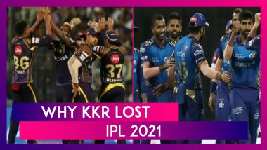 Kolkata vs Mumbai IPL 2021: 3 Reasons Why Kolkata Lost