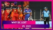 Delhi vs Bangalore IPL 2021: 3 Reasons Why Delhi Lost