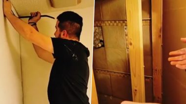 Oklahoma Couple Finds Secret Bathroom Hidden Behind Wall While Renovating Their Home, Watch Video