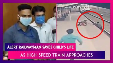 Alert Railwayman Mayur Shelke Saves Child's Life As High-Speed Train Approaches