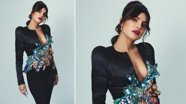 BAFTA Awards 2021: Priyanka Chopra Treats Fans With Breathtaking Red Carpet Avatar as She Slays in This Gorgeous Fish-Cut Black Outfit!