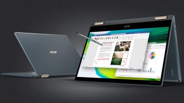 Acer Spin 7 5G Laptop With Snapdragon 8cx Gen 2 SoC Launched in India at Rs 1,34,999