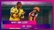 Chennai vs Hyderabad IPL 2021: 3 Reasons Why Hyderabad Lost