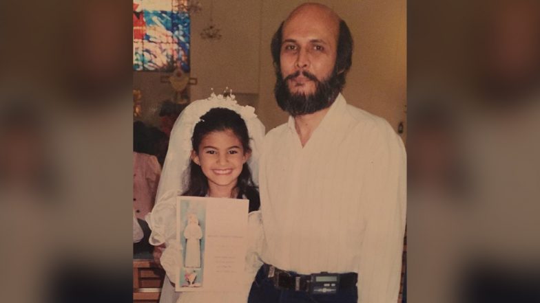 Jacqueline Fernandez Wishes Her Father With an Adorable Throwback Picture on His Birthday (View Pic)