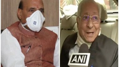 India News | Sorabjee Was Exceptional Legal Mind and Great Scholar of Our Constitution: Rajnath