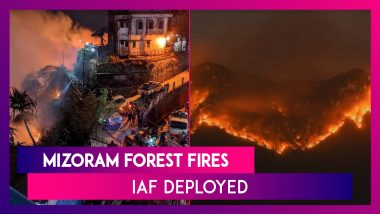 Mizoram: Massive Forest Fires Rage Across North-East State, IAF Deployed, PM Modi Assures All Possible Support