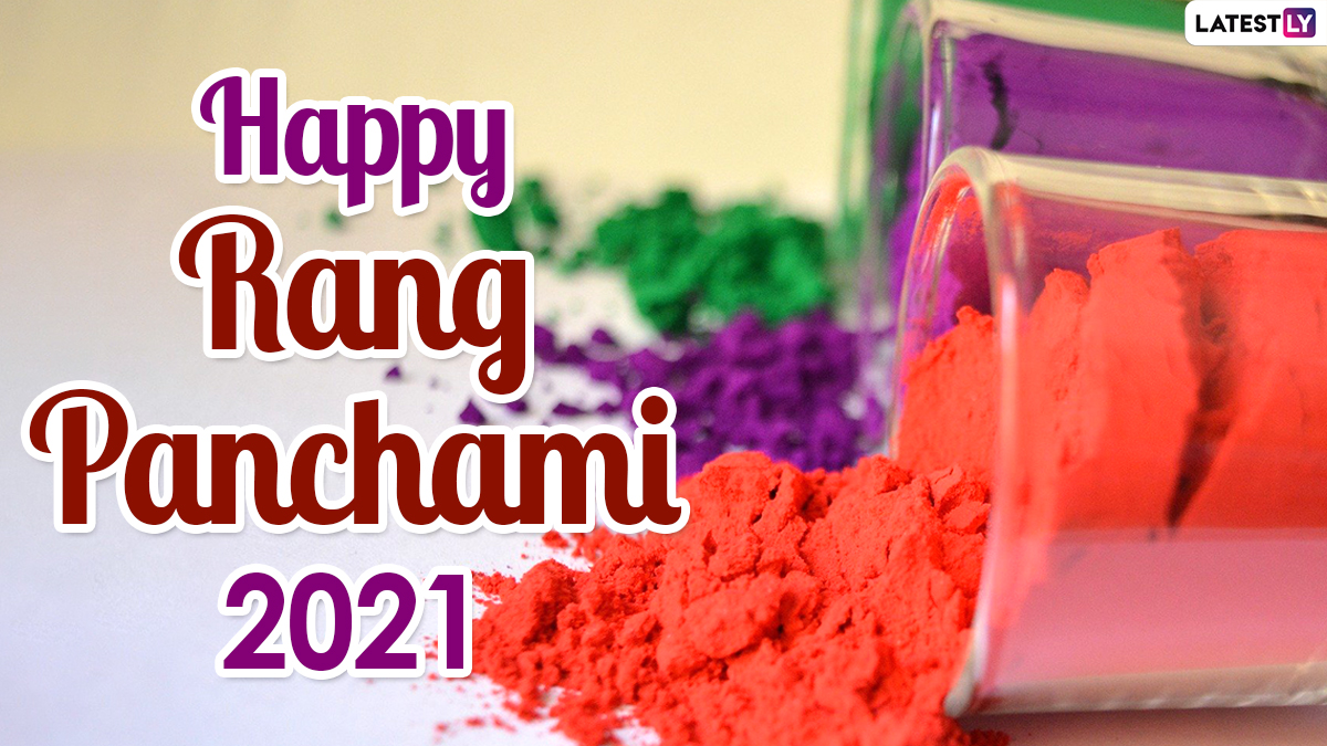 Happy Rang Panchami 2021 Messages and WhatsApp Stickers: Celebrate ...