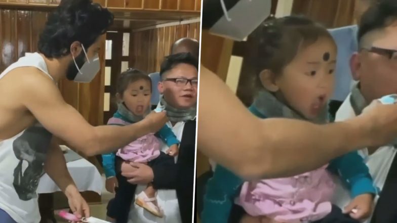 Varun Dhawan Shares Hilarious Video Teasing a Baby Girl on Her Birthday Amid Bhediya Shoot - WATCH
