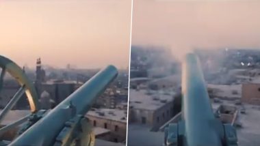 Ramadan Cannon Fires on 1st Day of Ramzan 2021 From Citadel of Salah al-Din al-Ayyubi in Egypt After 30 Years of Silence (Watch Video)