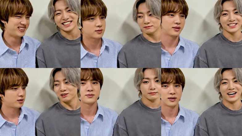 BTS Jin and Jungkook’s ‘Bang Bang Con 21’ Streaming Event: Jungkook's Pics and Videos Go Viral on Twitter After ARMY Celebrates K-Pop Singers' Promotion Video