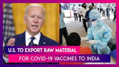 US to Export Raw Material For Covid-19 Vaccines, Will Consider Sending Surplus AstraZeneca Vaccine To India