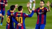 Barcelona 5-2 Getafe, La Liga 2020-21: Lionel Messi's Brace Leads Catalans To Mammoth Win (Watch Goal Highlights)