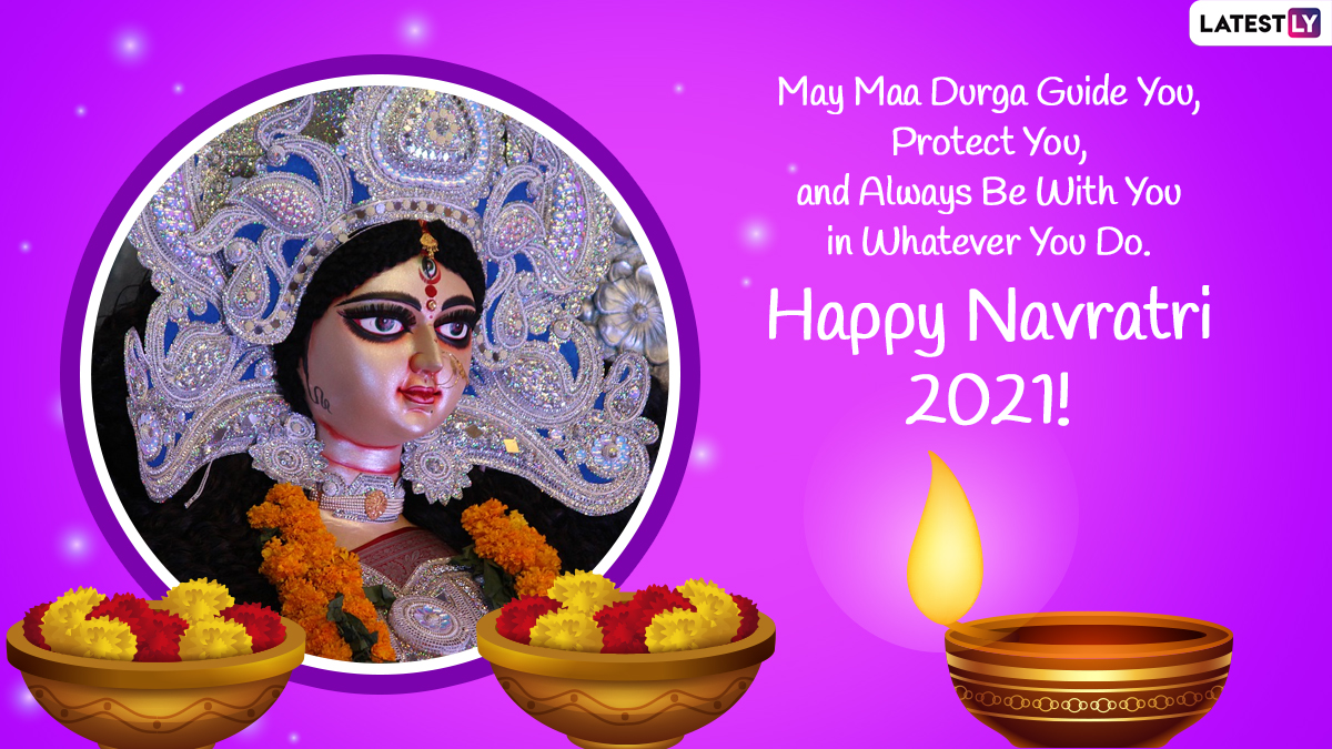 Happy Chaitra Navratri 2021 Wishes Greetings And Hd Images Send Whatsapp Stickers Telegram 9102