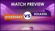 SRH vs KKR Preview: Likely Playing XIs, Key Battles, Head to Head and Other Things You Need to Know About VIVO IPL 2021 Match 3