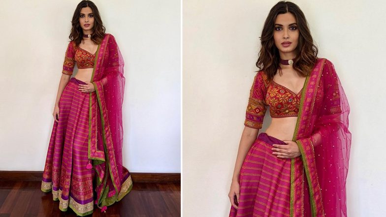 Yo or Hell No? Diana Penty's Pink Lehenga Choli by Ritu Kumar